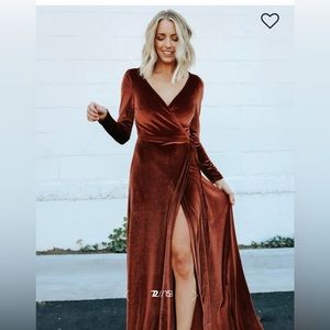 Baltic Born Esmeralda Dress. Color: bronze Size: M. Never worn still with tags